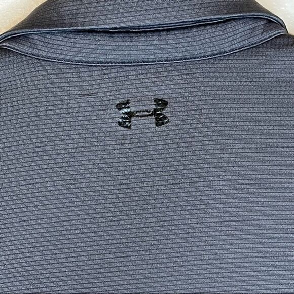 Under Armour Gray Short Sleeve Polo Size: 2XL - Picture 5 of 6